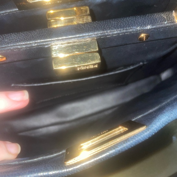 Fendi Peekaboo Mini Black Gold - Picture 12 of 16